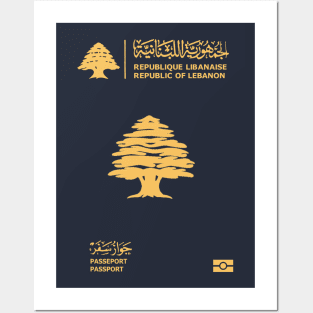 Lebanon passport Posters and Art